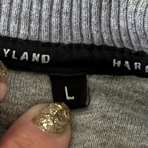 Harper  Leyland London Mens Large Sweatshirt Long Sleeve Gray - Picture 9 of 9